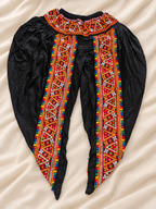 Black Embroidered Men’s Dhoti