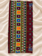 Traditional Gamthi Mirror Work Chaniya Choli with Dupatta – Multicolour Navratri Lehenga Set