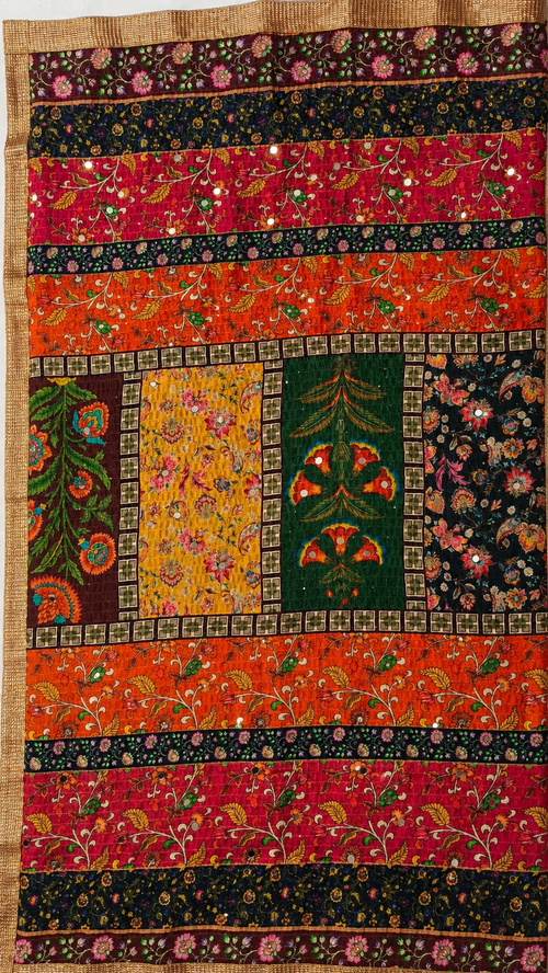 Vrindavan Phoolwari Signature Dupatta