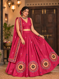 Rang Rasiya Hot Pink Full Chakra Chania Choli