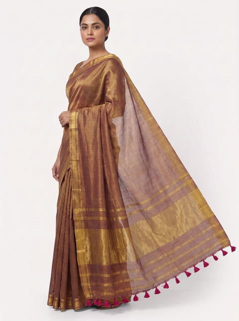 Linen Tissue Saree