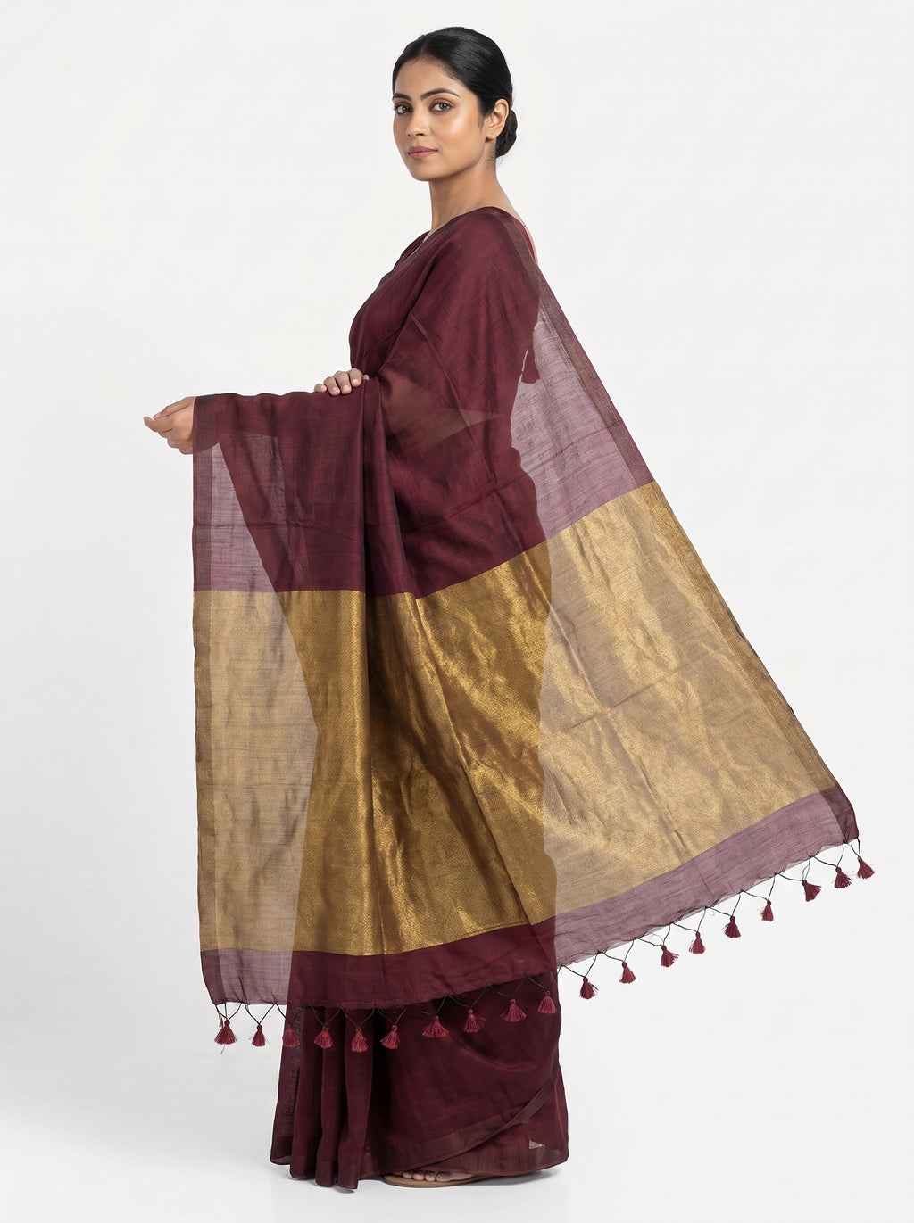 Modal Cotton Saree
