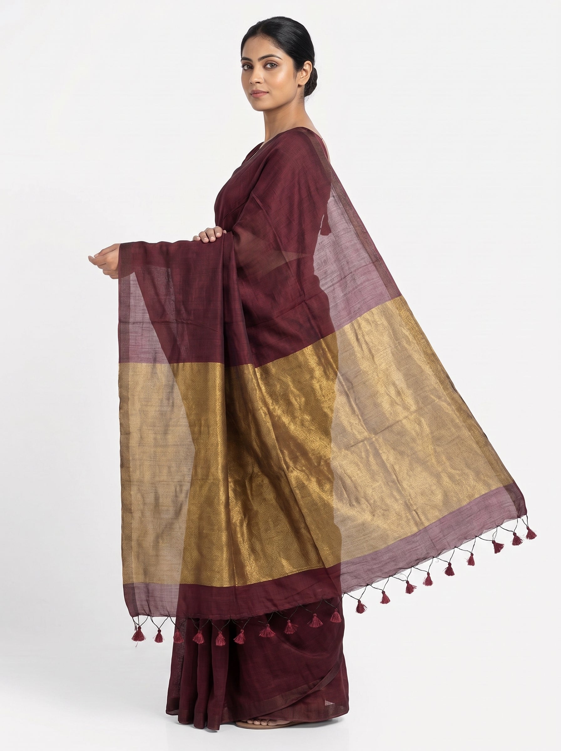 Modal Cotton Saree