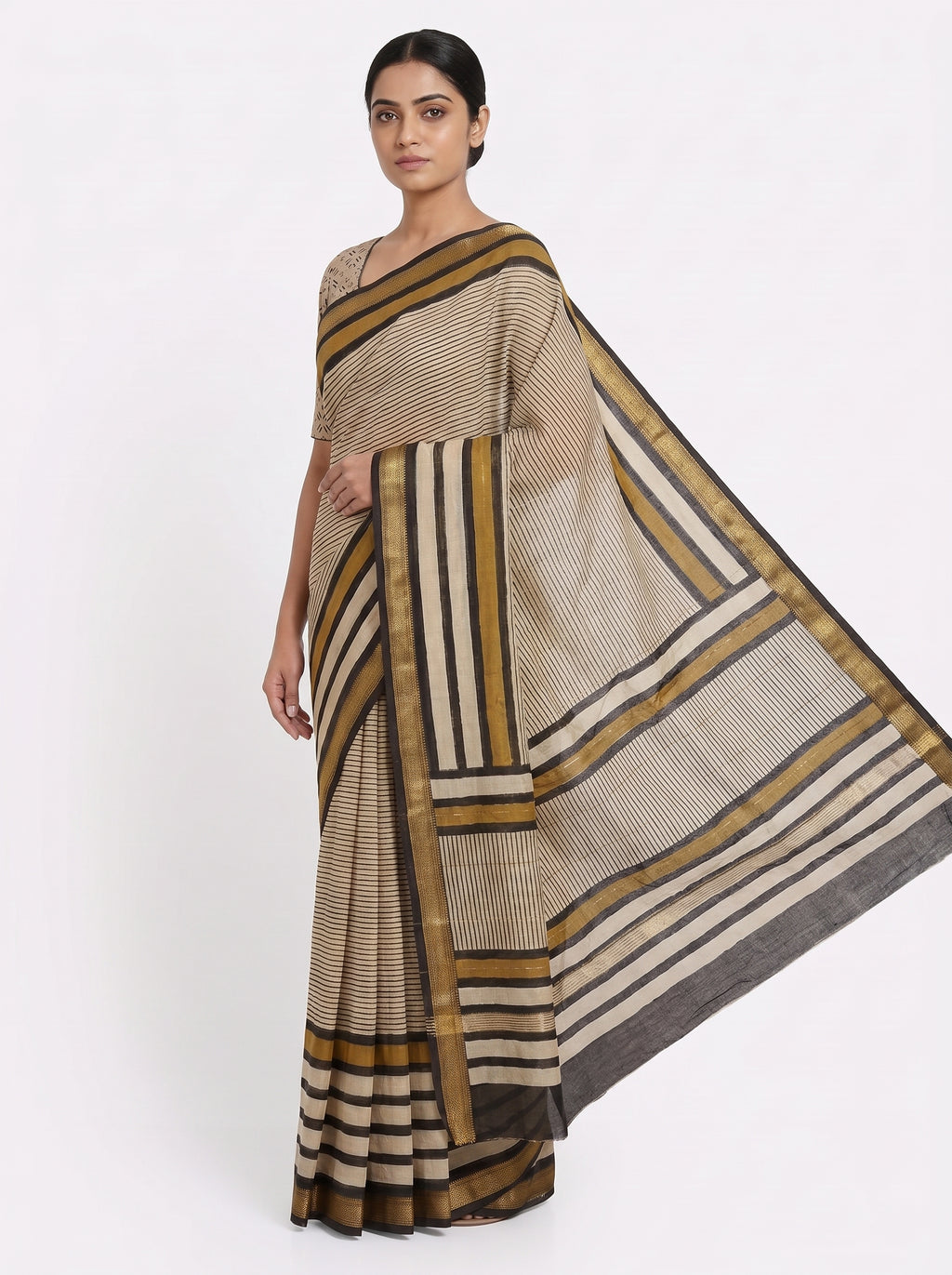 Maheshwari Cotton Saree