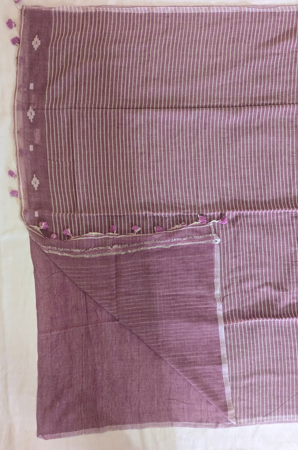 Gulabi Shaam Mul Cotton Saree