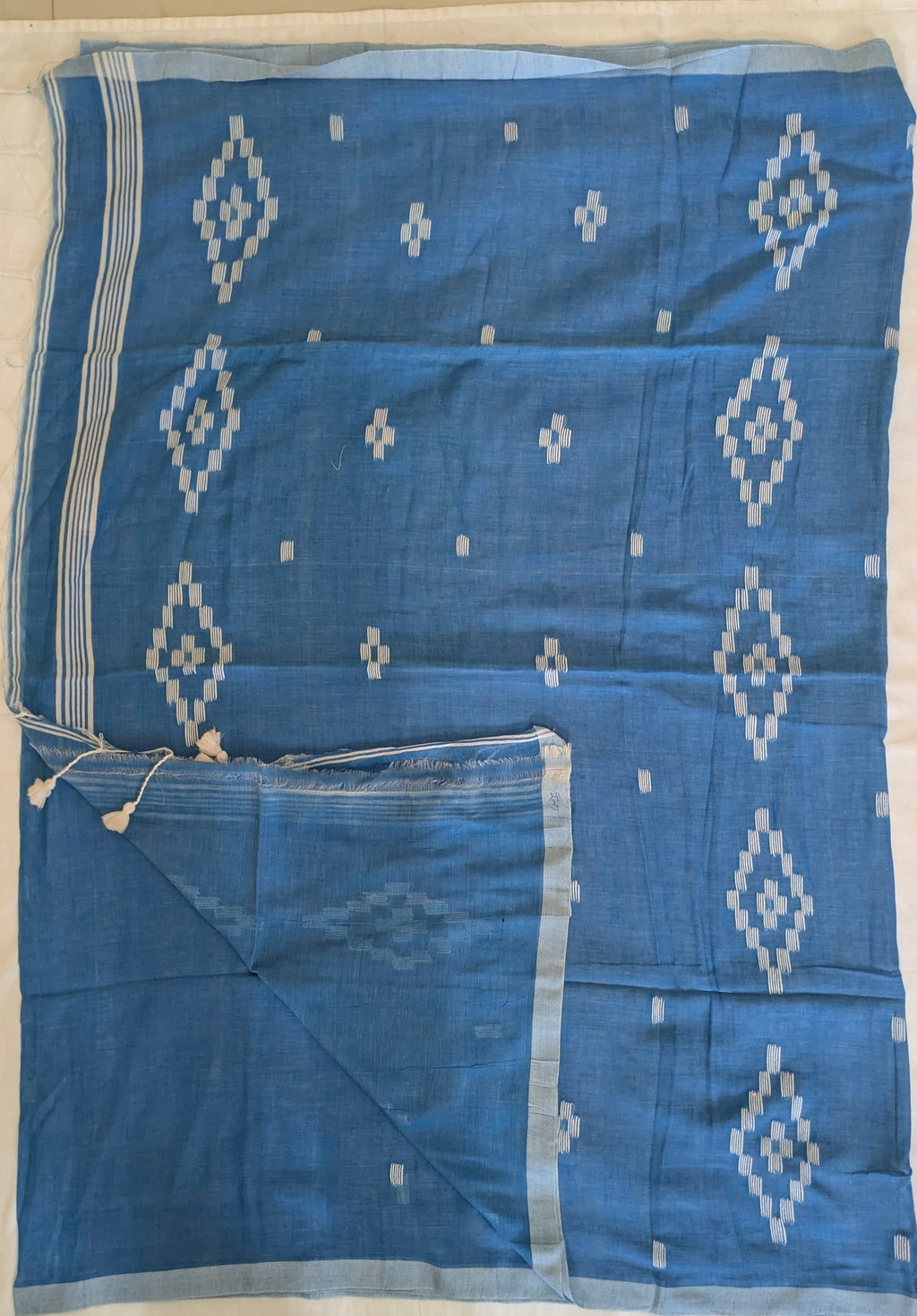 Neel Aangan Mul Saree