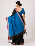Midnight Teal Saree