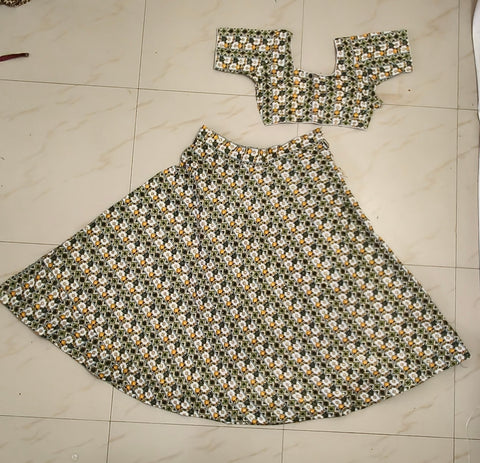 Bandani Chania Choli Under 2000 product shot green