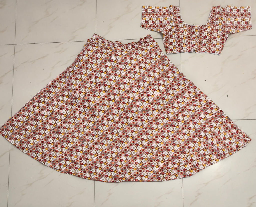 Bandani Chania Choli Under 2000 product shot pink