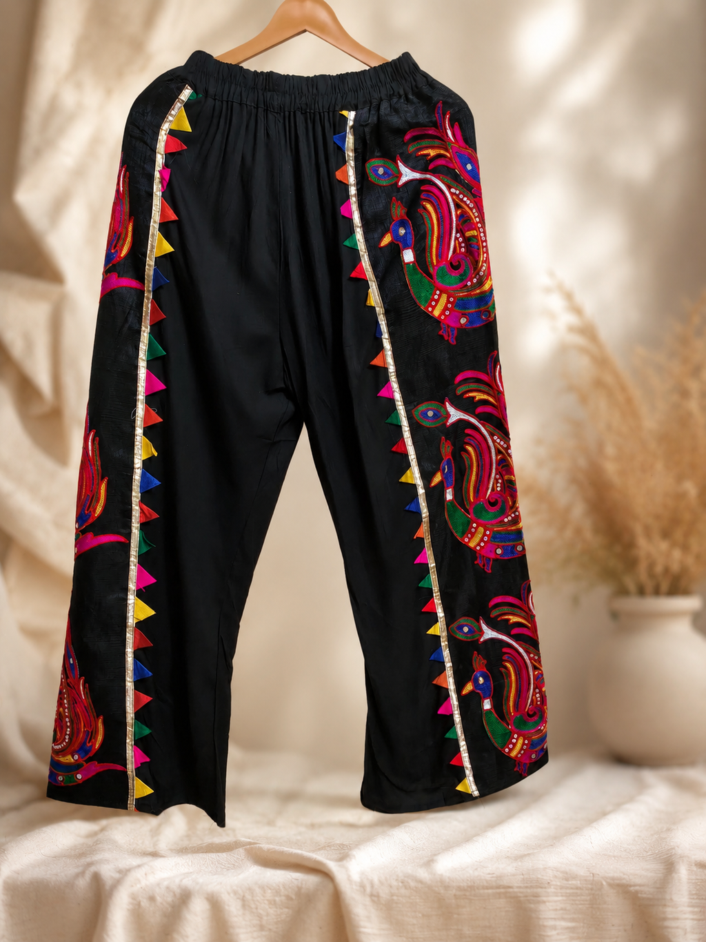 Navrang Mayuri Black Pant