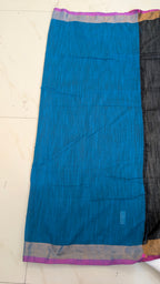 Midnight Teal Saree