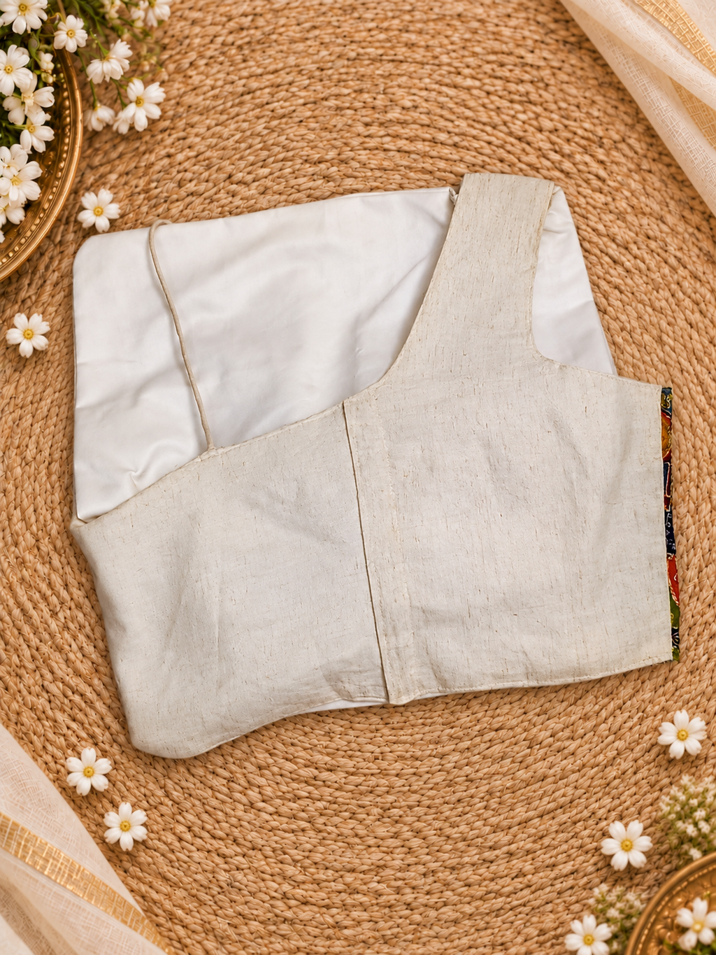 Embroidered blouse back