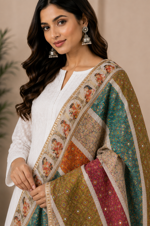 Gopi Jharokha  Signature Dupatta