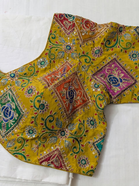 Auspicious Yellow blouse