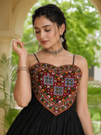 Kutchhi Dilrani Black Gown