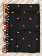 Jhumka Black Peacock Corset Chaniya Choli