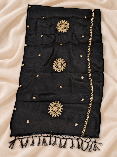 Mirror Work Kids Ghagra White