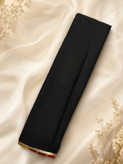 Dot Flower Marron Black