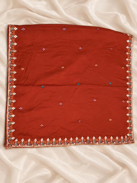 Mehfil Orange Traditional Chaniya Choli