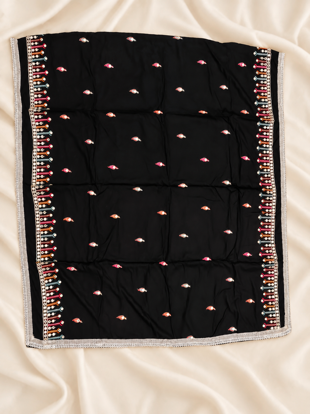 Jhumka Black Peacock Corset Chaniya Choli