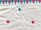 Dupatta border embroidery close up