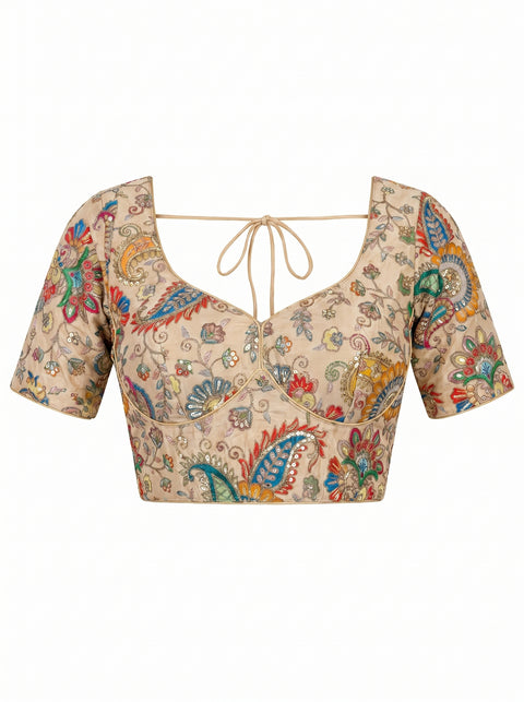 Kerala Zari Crepe Blouse