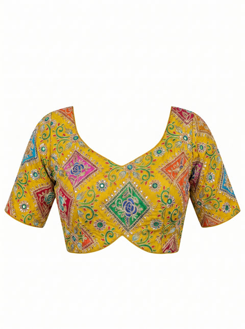 Auspicious Yellow blouse