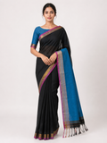 Midnight Teal Saree