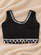 Black Ghagara With Red Dupatta Set