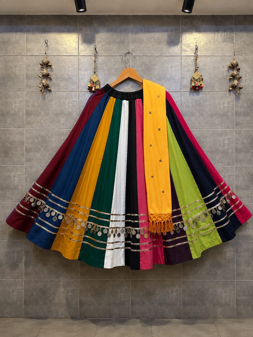 Rainbow Lehenga Choli Set