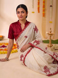 Onam Horse Applique Saree