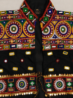 Patchwork Kediya close-up detail