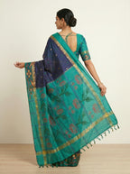 Royal Blue Silk Saree