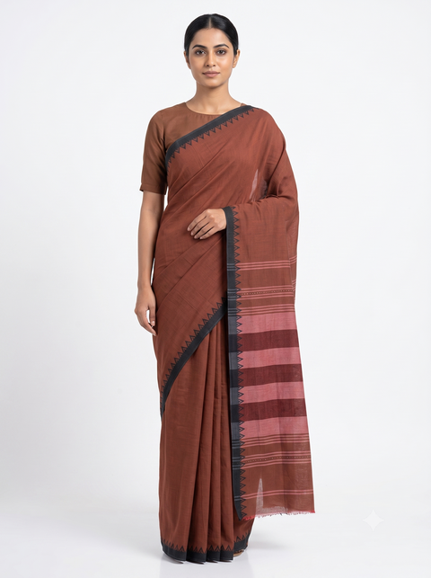 Kesar Mitti Cotton Saree