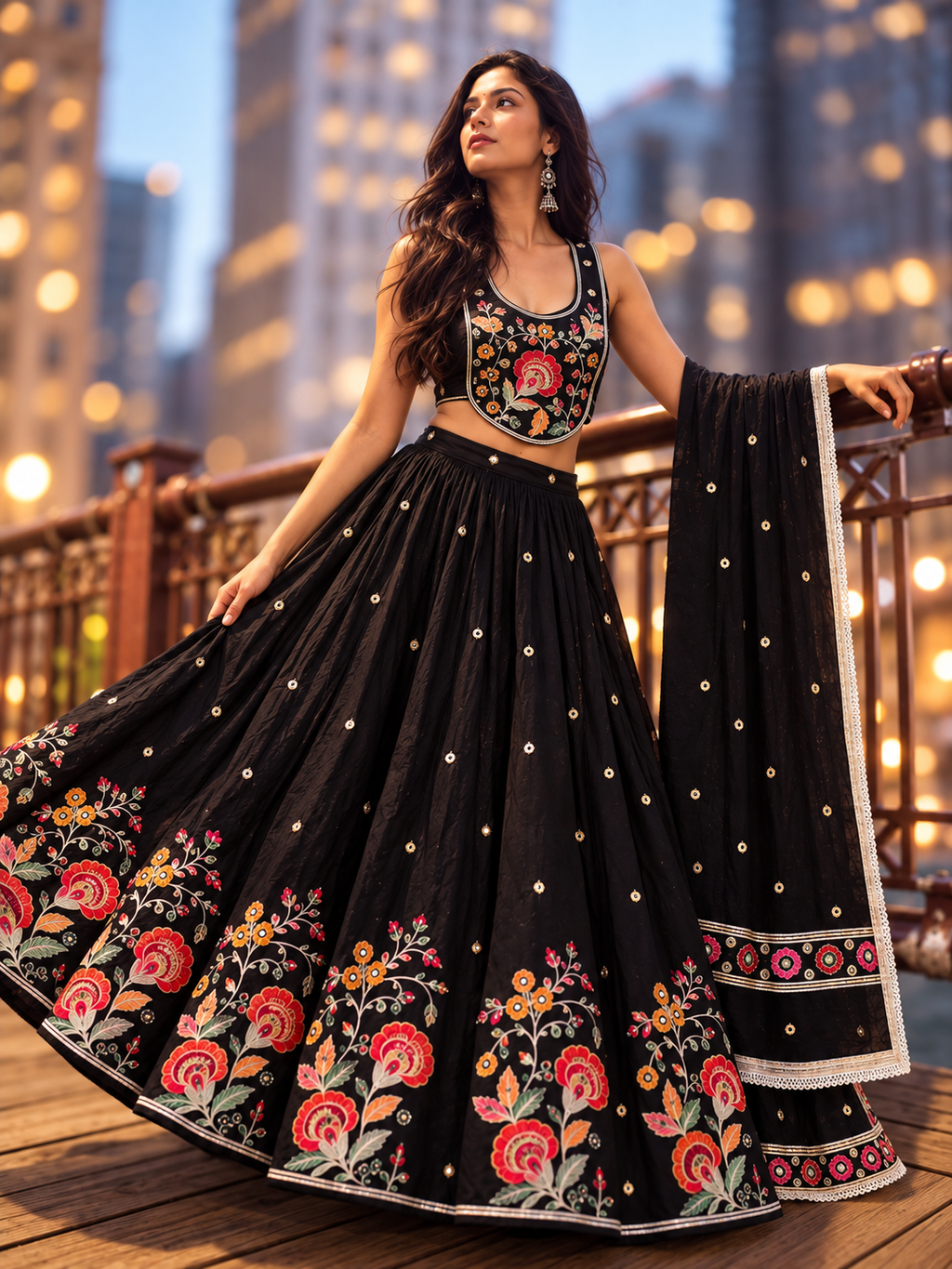 Phoolo ka Taro ka Chaniya Choli with Corset Blouse