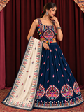 Jhumka Blue Peacock Corset