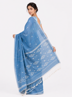 Neel Aangan Mul Saree
