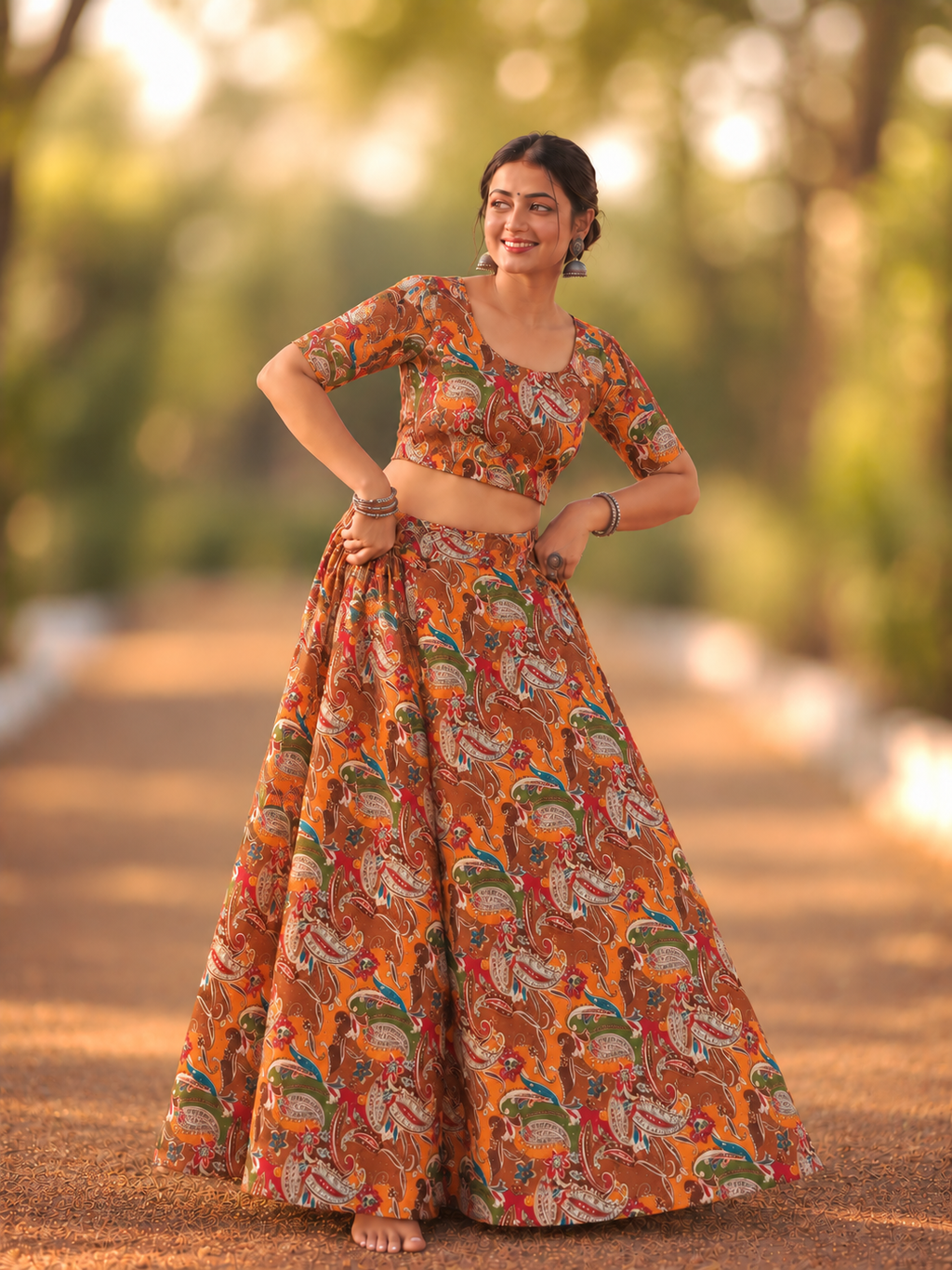 Paisley Pattern Chania Choli