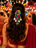 Multicolour Braided Parandi Hair Accessory