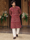 Desi Boyz – Bandhani Print Kurta for Men