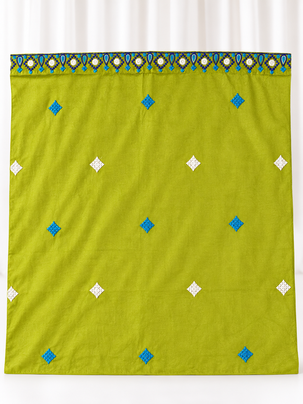 Green ghagara detail
