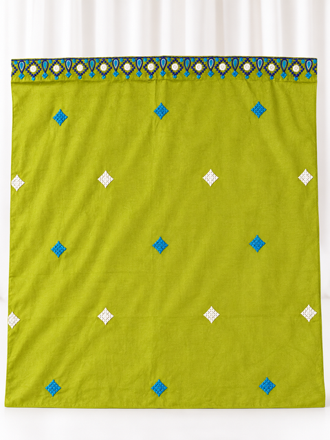 Green ghagara detail