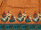 Orange Gopis Dancing Chania Choli product shot