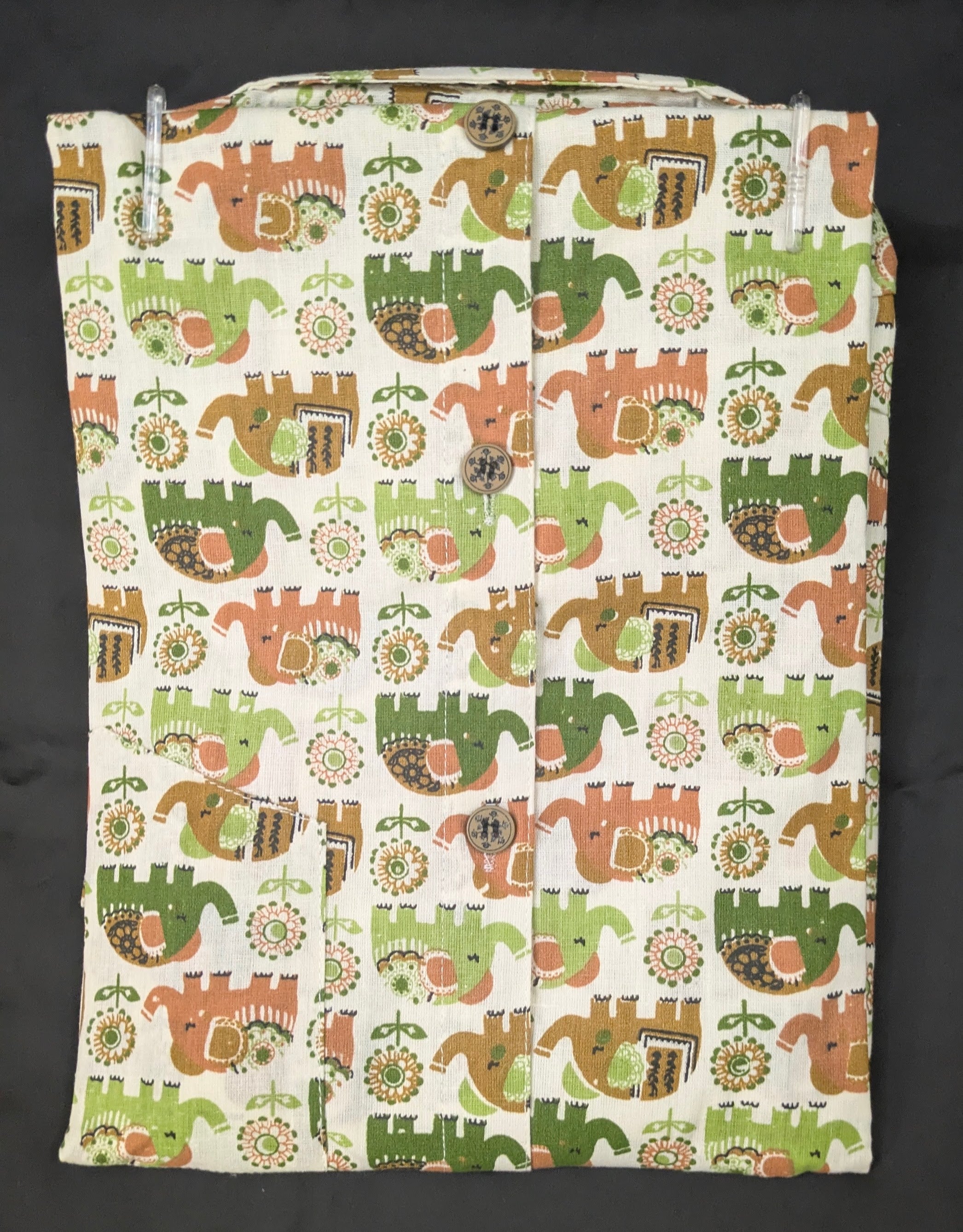 Folk Elephant Print Shirt