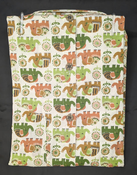 Folk Elephant Print Shirt