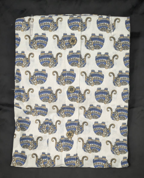 Folk Elephant Print Shirt