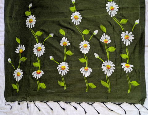 Khadi Hand Printed saree