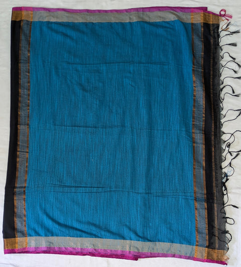 Midnight Teal Saree