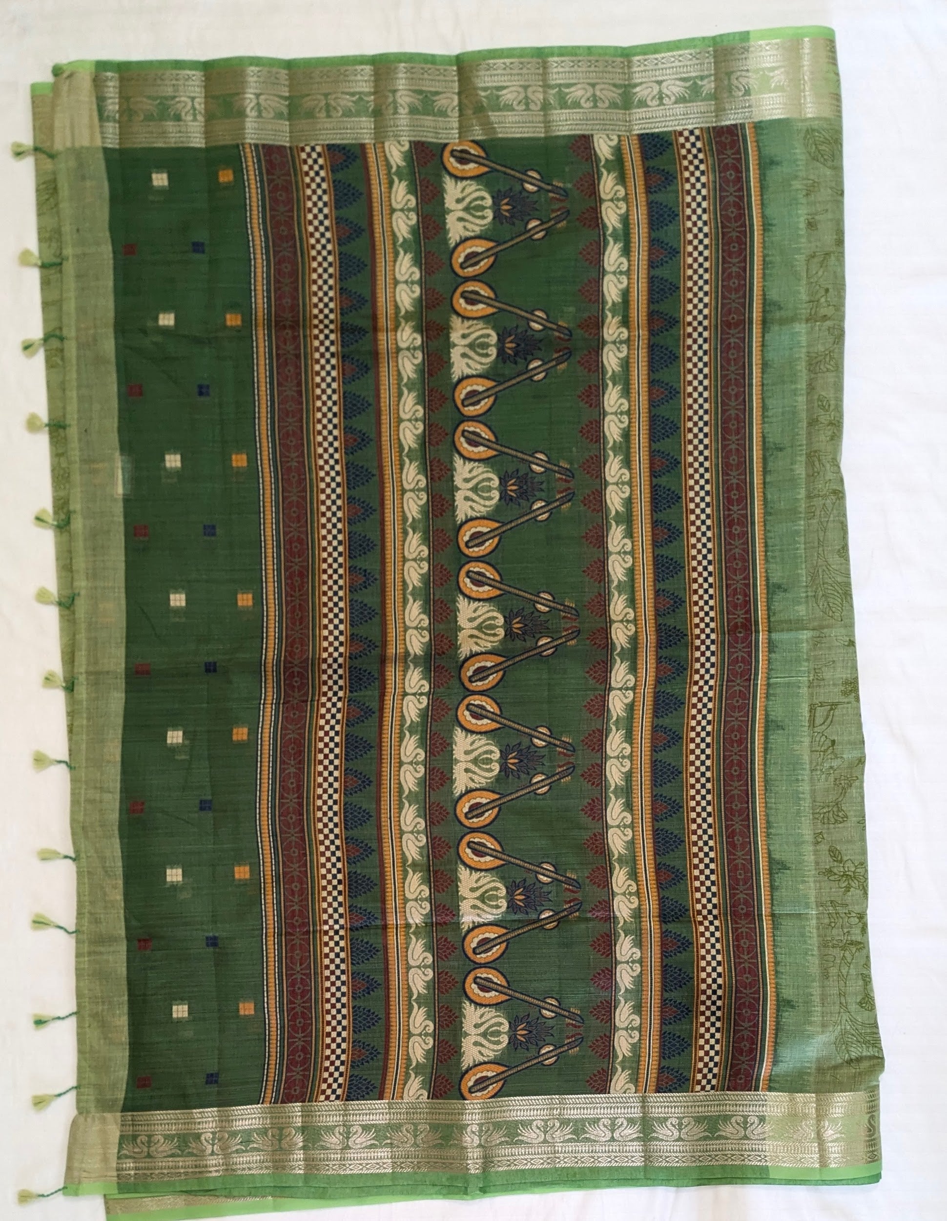Muga Cotton Saree