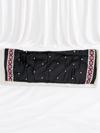 Black dupatta alternate full view